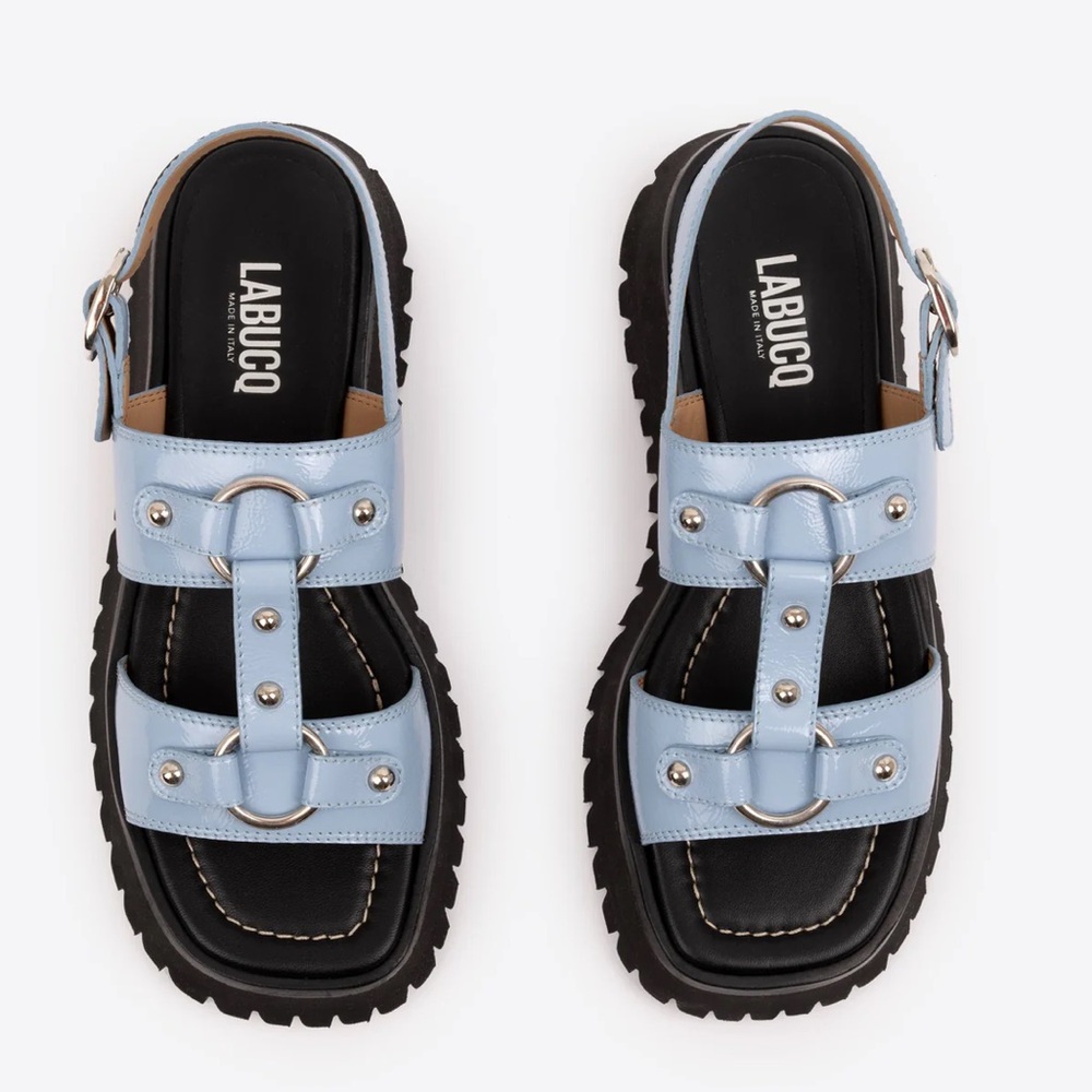 Atlas Sandal Sky Blue Platform Sandals - Picture 4 of 11